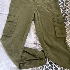 forever 21 green cargo pants